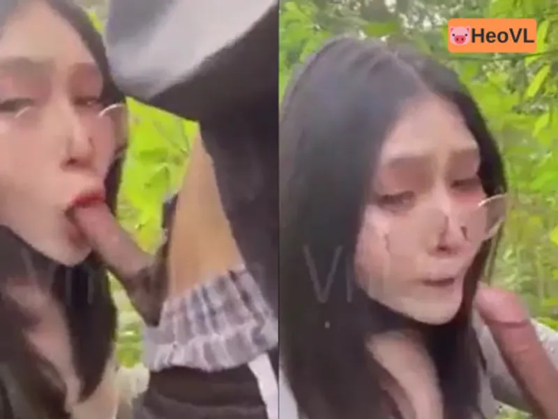 đi dã ngoại tiện nắc em ghệ ở trong rừng