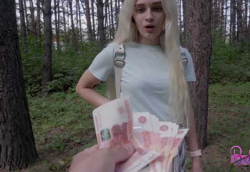 Dùng tiền gạ xxx tình nhân hám tiền ngay trong rừng vắng vẻ